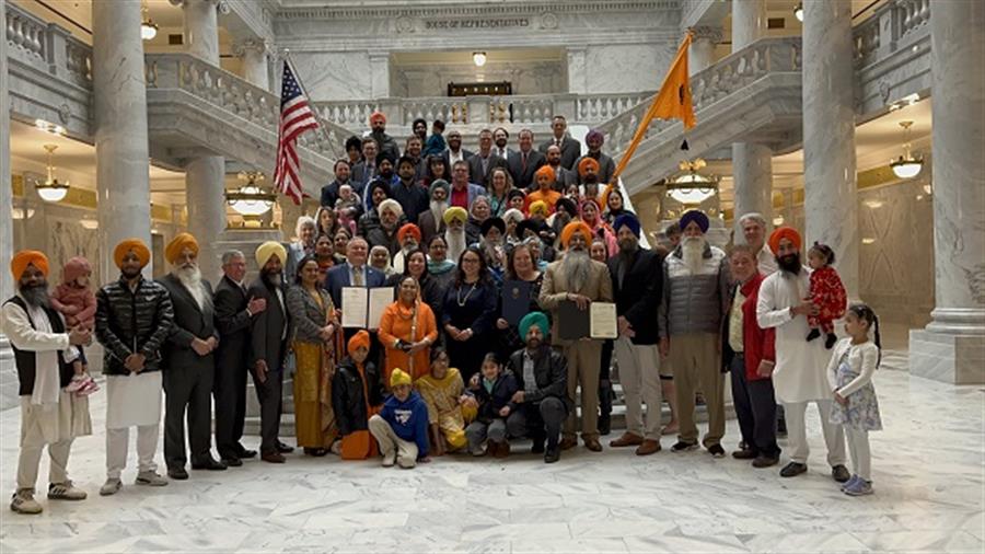 State of Utah honored Sikh Nation, recognizes Khalsa Sajna Divas (Vaisakhi) as Sikh Day