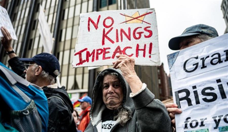 Anti-Trump protests erupt across US under banner of ‘No Kings’